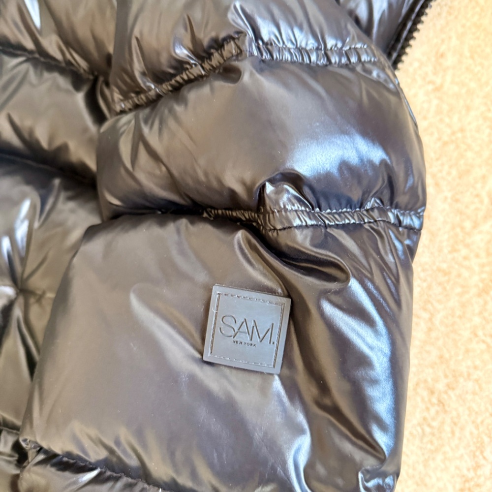 SAM - Blake down puffer jacket with fur trimmed hood - excellent condition - Picture 7 of 13